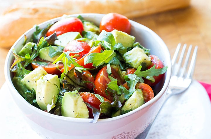tomato-avocado-salad